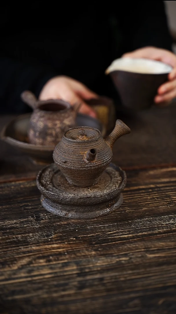 全手工制作 南蛮侧把壶