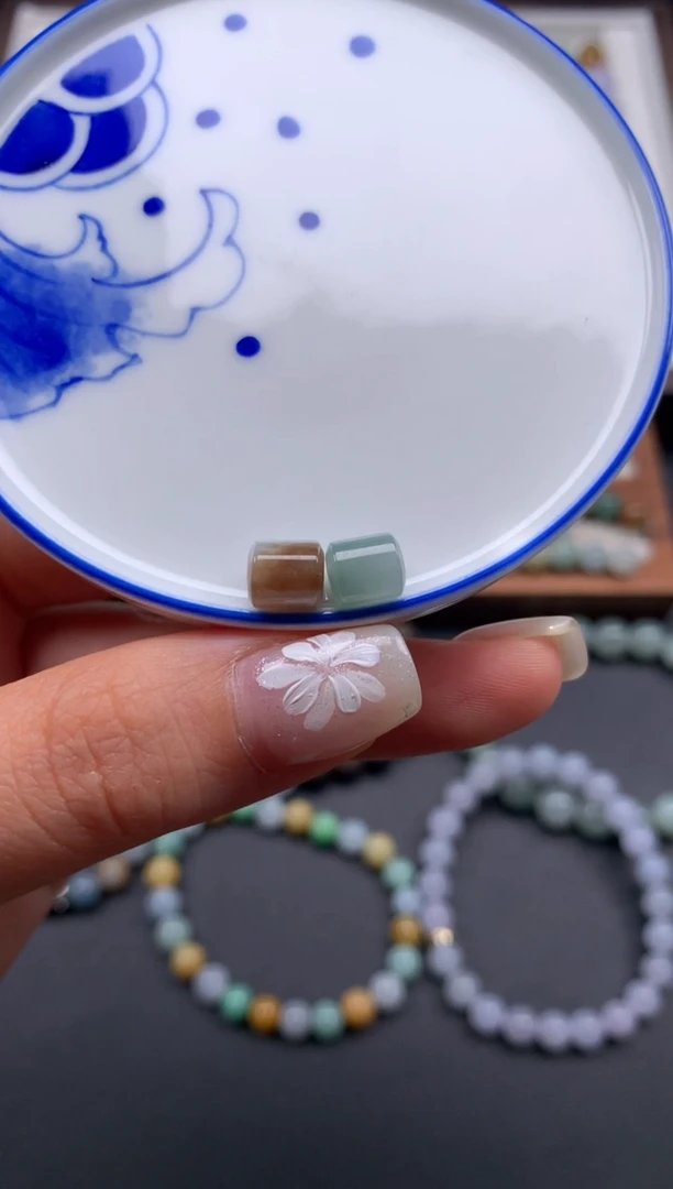 翡翠散珠天然翡翠D1118
