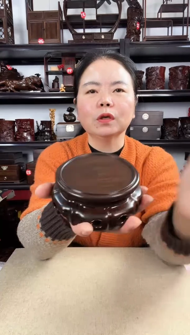 木旋转如意老李红木工艺品