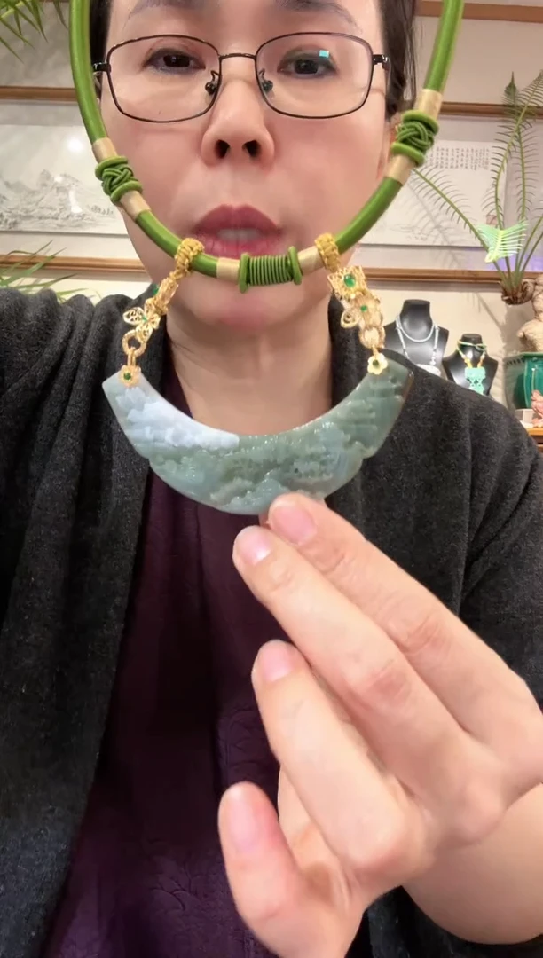 【闪购商品】翡翠颈饰未镶嵌国风