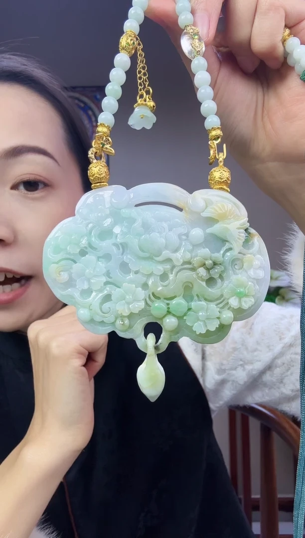 【闪购商品】翡翠颈饰未镶嵌国风原创