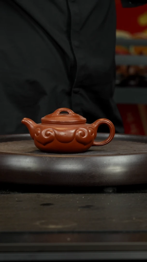 【闪购商品】紫砂茶杯孤品紫砂壶  仿古如意