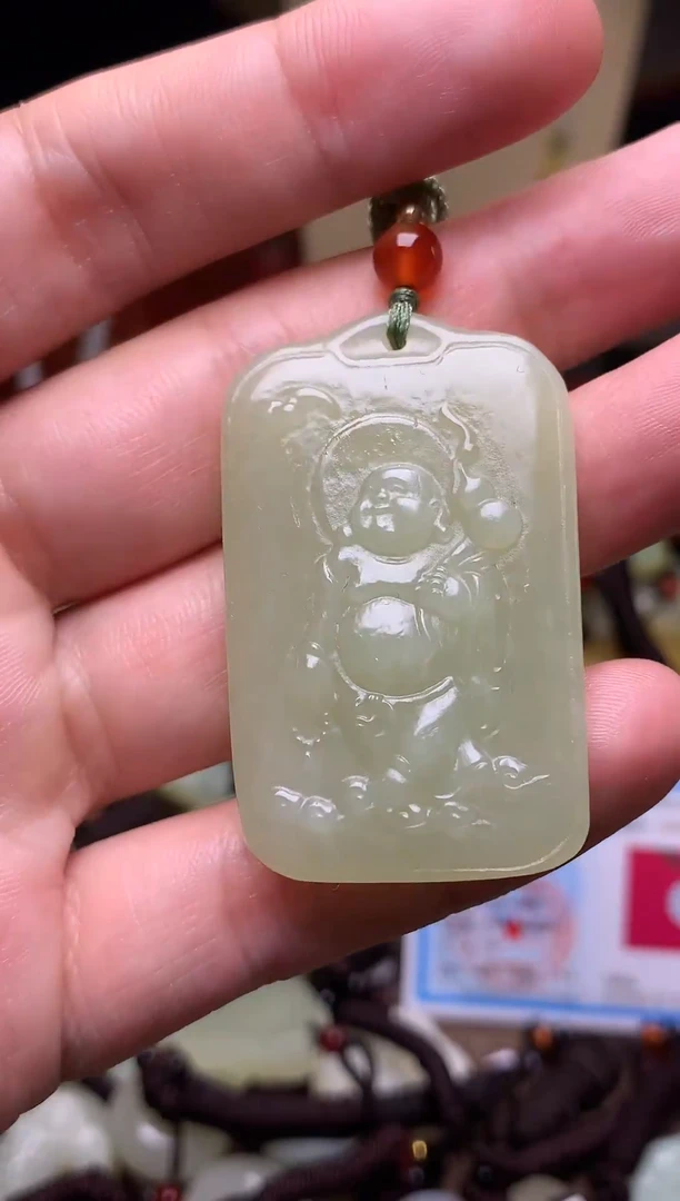 颈饰未镶嵌和田玉新疆料青海料清水和田玉吊坠