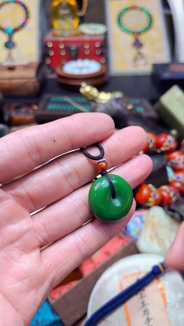 【闪购商品】和田玉挂件未镶嵌瑞哥高端精品链接D20