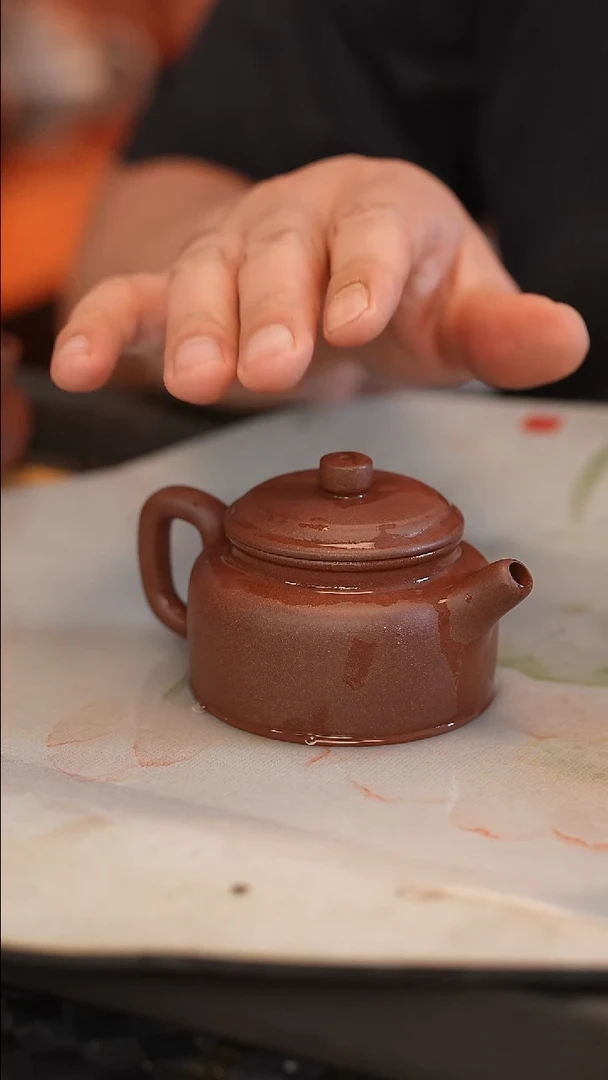 茶壶紫砂德中 半手工 紫泥 150cc