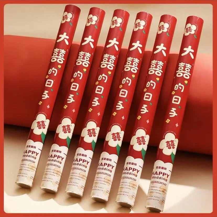 结婚礼炮手持礼花筒花瓣雨彩带喷花筒婚庆用品