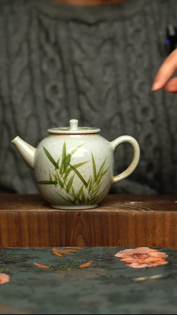 杯釉下彩手工手绘同款陶器