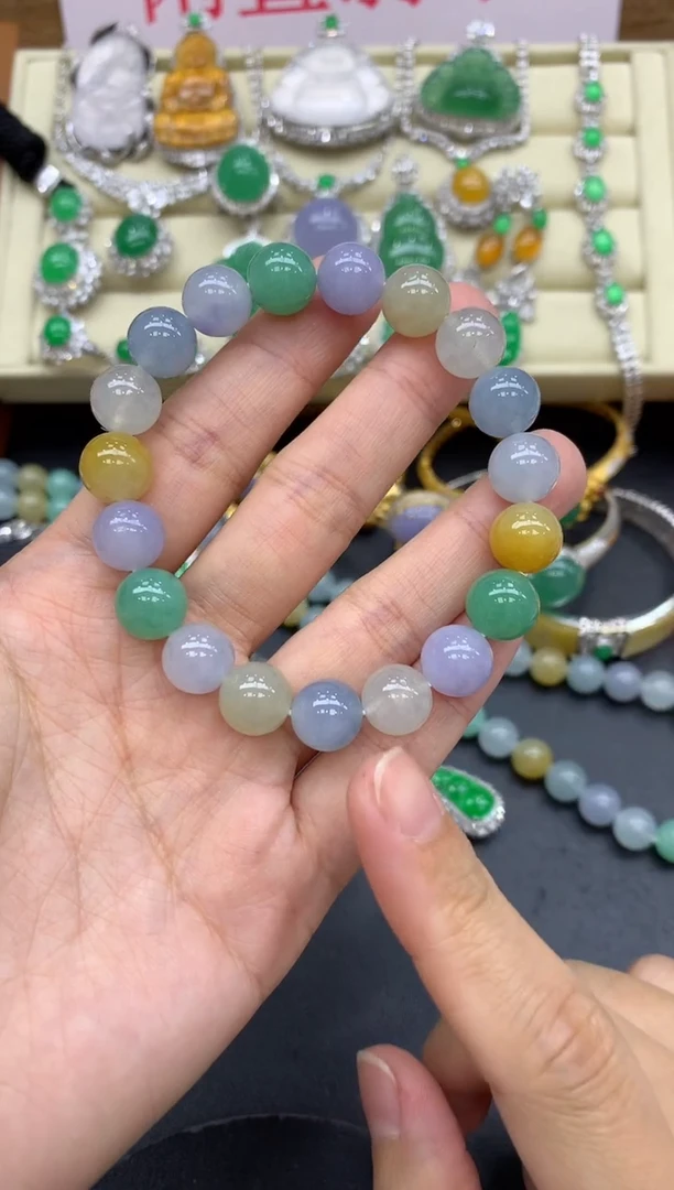 未镶嵌手串翡翠560-中国好珍宝