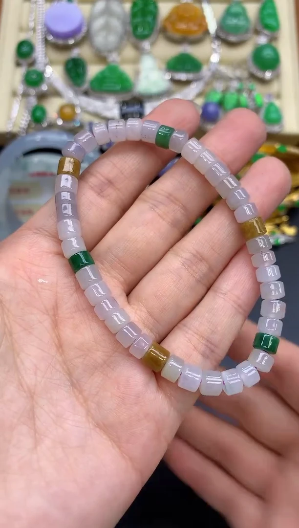 未镶嵌手串翡翠8-中国好珍宝