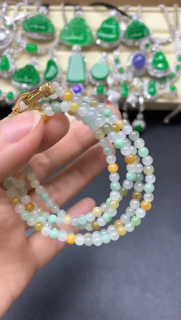 颈饰未镶嵌翡翠50-中国好珍宝