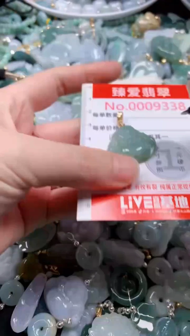 翡翠未镶嵌吊坠(不含链)9338