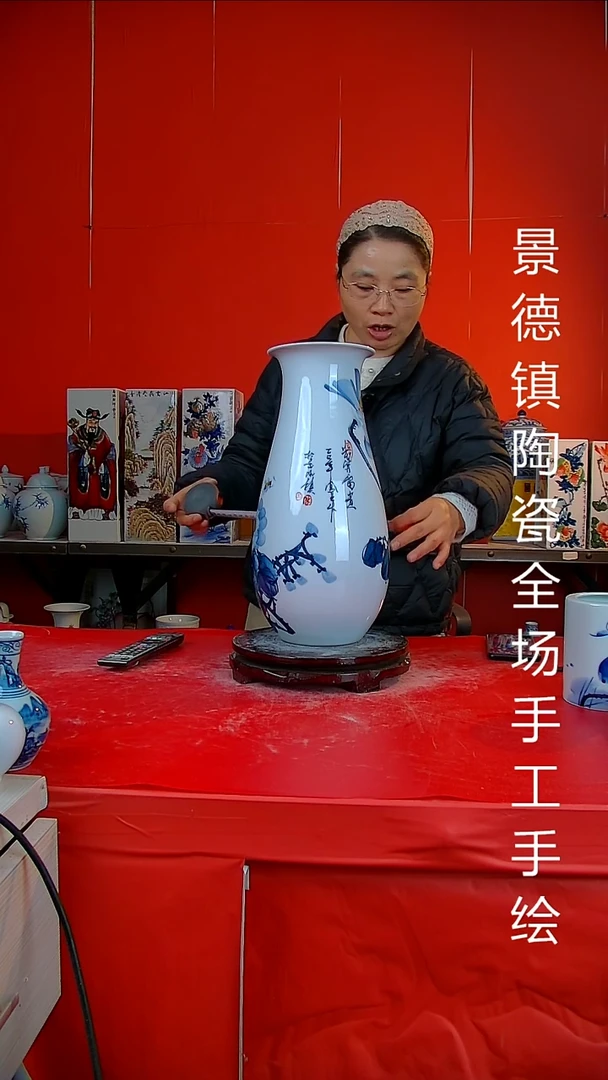 摆件陶瓷景德镇陶瓷 全场手工手绘