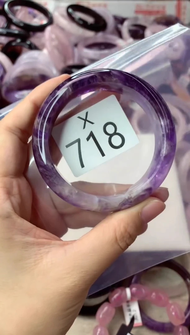 未镶嵌手镯水晶X718-55