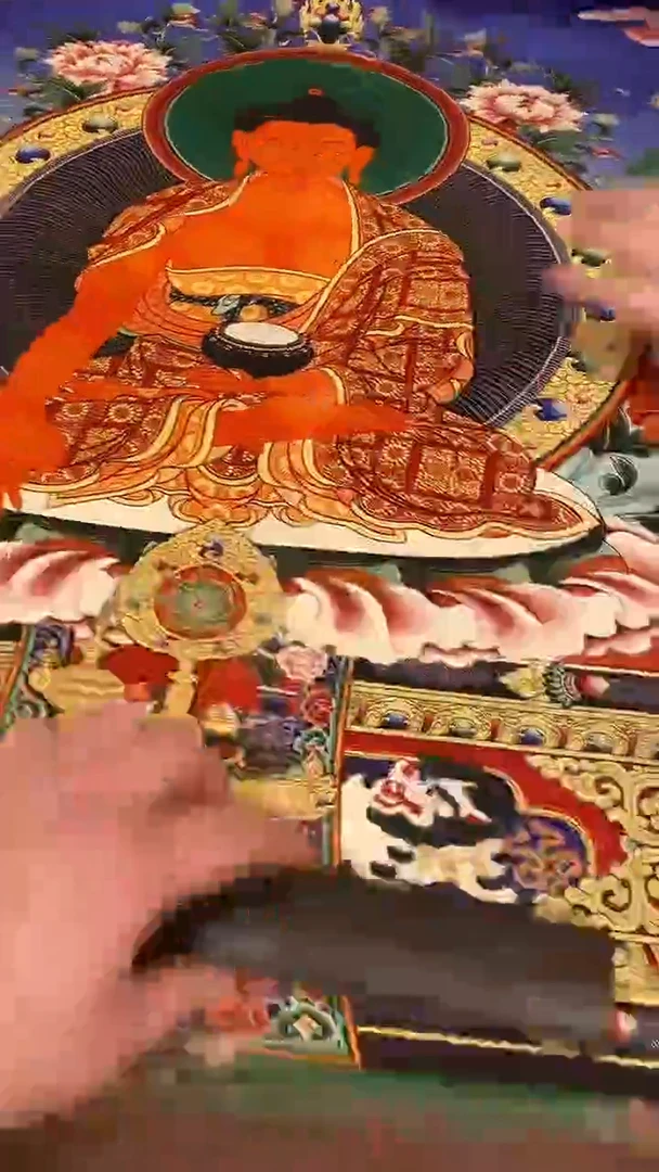 装裱画精美唐卡tk16316