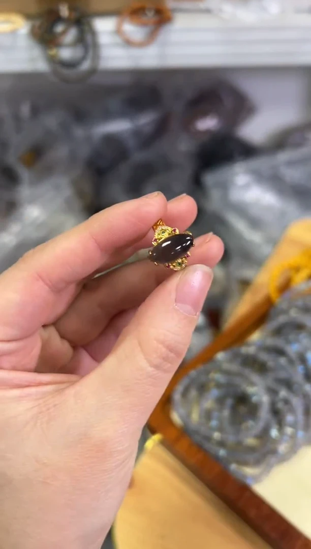 【闪购商品】和田玉戒指银S925镶嵌和田玉银镶嵌款戒指[579]