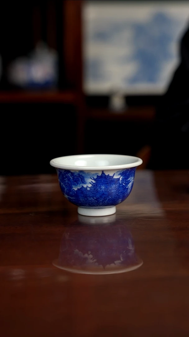 自成堂柴窑 汉宫秋月图