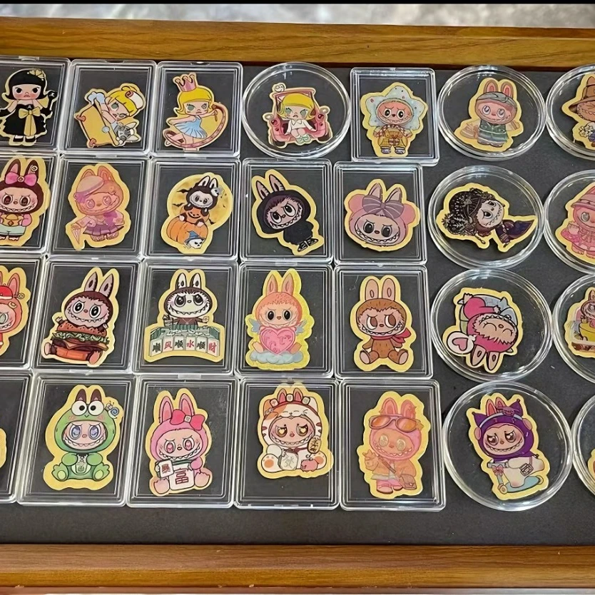 【兴孚金店】爆款【拉布布Labubu】含金手机贴卡通可爱多样性发一