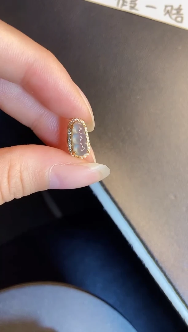 吊坠(不含链)银S925镶嵌翡翠1