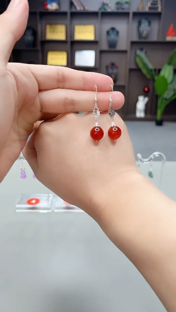 未镶嵌耳饰玛瑙/玉髓230000