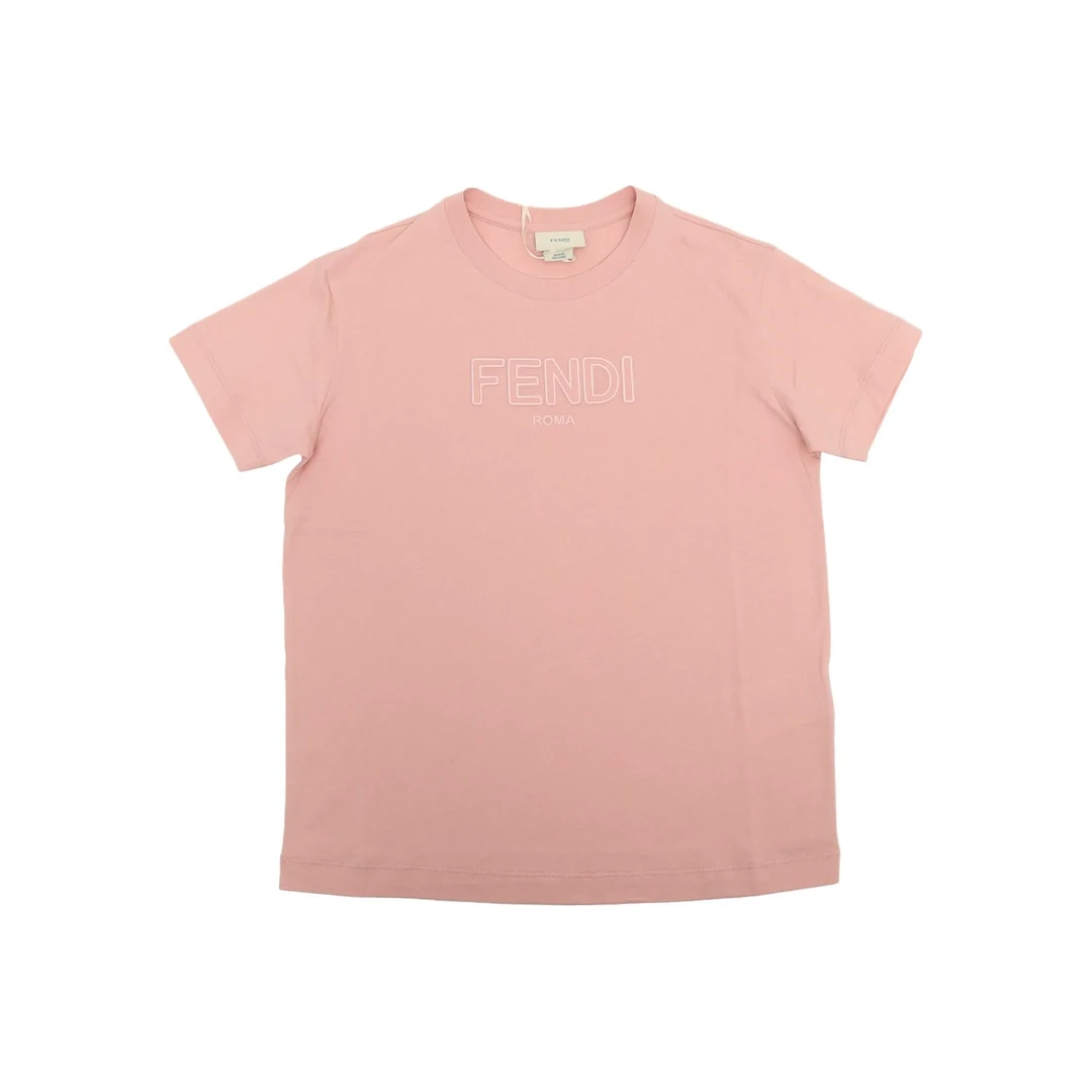 全新未使用 FENDI/芬迪 FENDI芬迪T恤 纯色圆领短袖 ZC