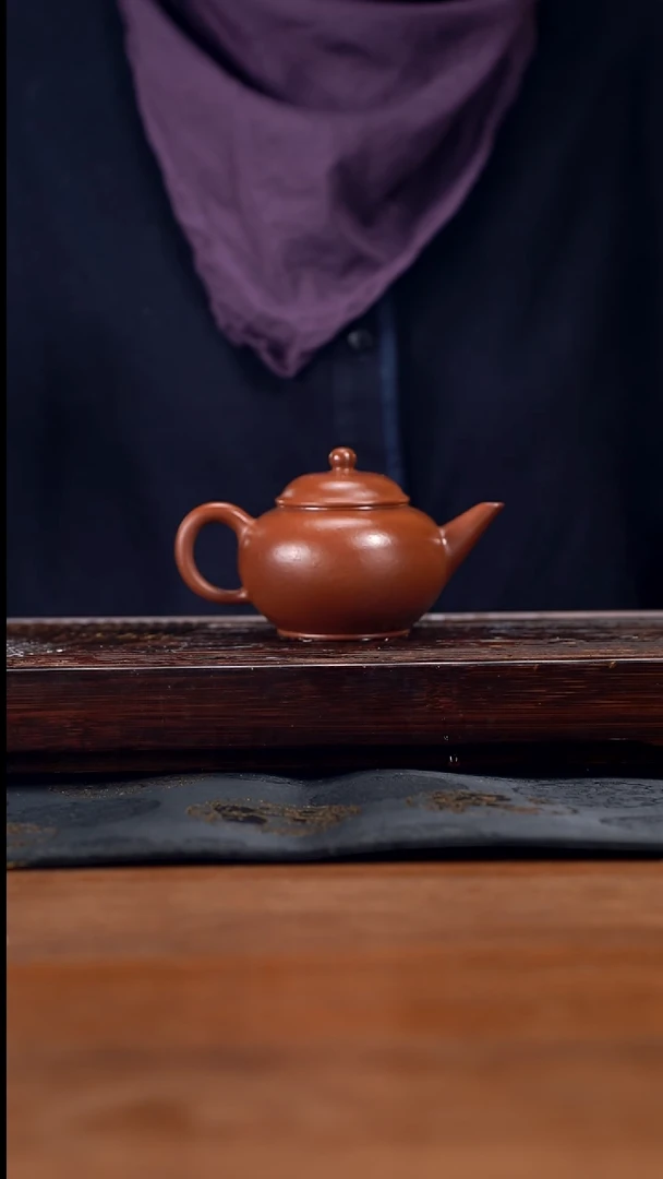 【闪购商品】紫砂茶壶160cc原矿小煤窑朱泥水平16