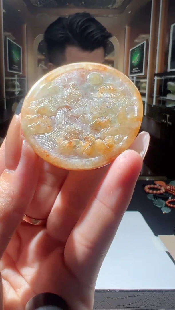 翡翠未镶嵌颈饰0700493567