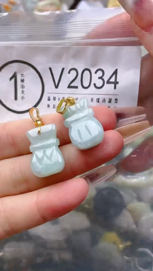 【闪购商品】翡翠颈饰未镶嵌/V/翡翠A货一图一物