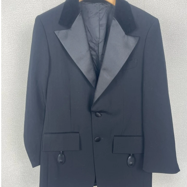 99新 LouisVuitton/路易威登 丝绒哑光翻领西装 34 12831853