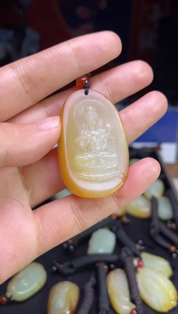 颈饰未镶嵌和田玉123