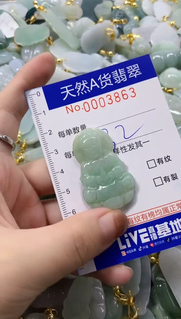 颈饰未镶嵌翡翠天然A货翡翠