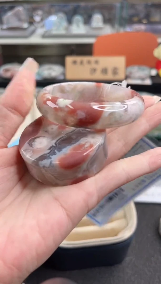 未镶嵌手镯石英质玉55圈口（赠品镯心）S941405
