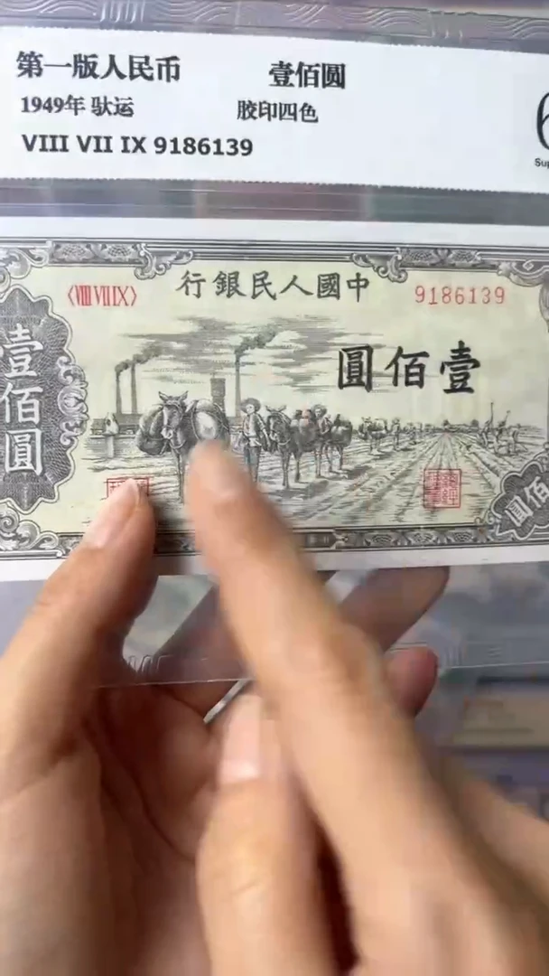 【闪购商品】第一套人民币100元驮运