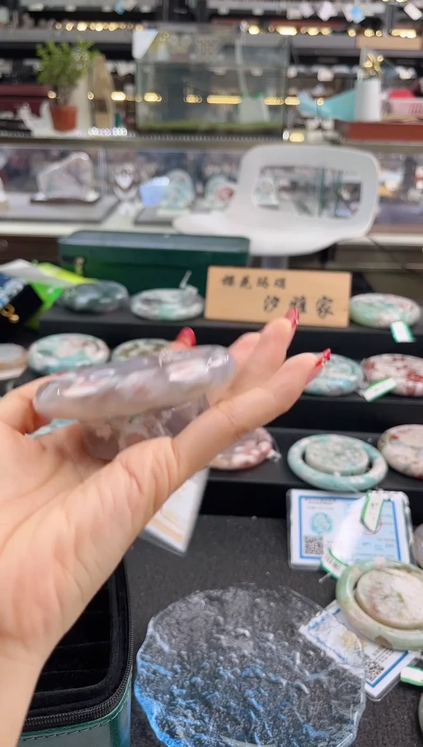 未镶嵌手镯石英质玉瑾圈口（赠品镯心）