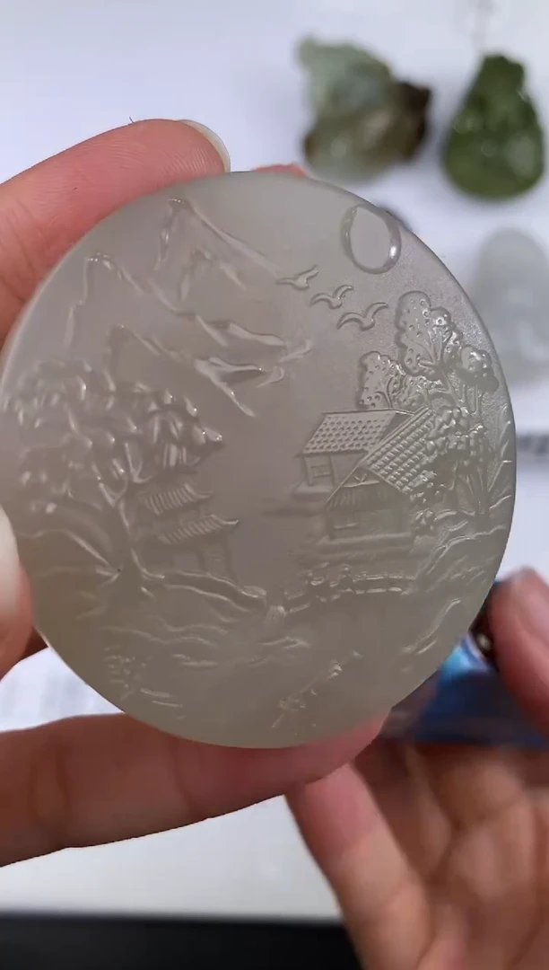 未镶嵌和田玉挂件354318      多人