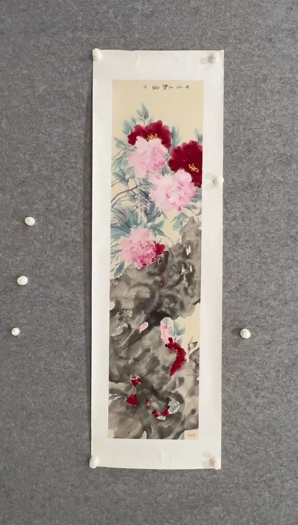 国画马驰-4平尺-国画作品