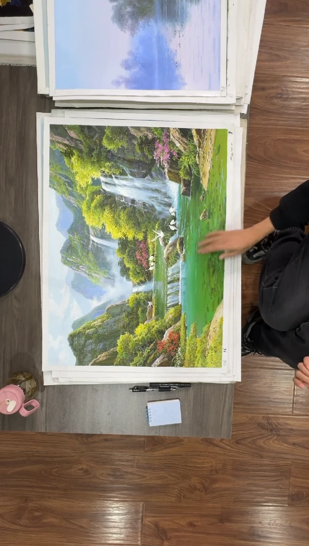 油画【51号】约50*70丨朝鲜原创纯手绘孤品油画丨顺丰包邮