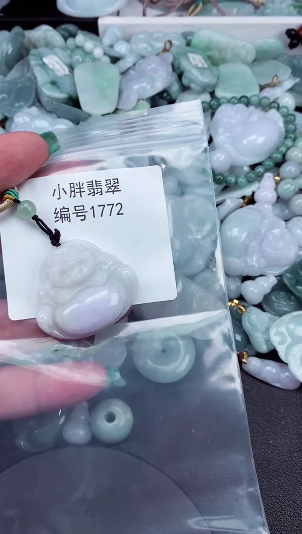 颈饰未镶嵌翡翠缅甸天然A货翡翠1772