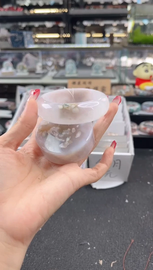 未镶嵌手镯石英质玉57圈口 （赠品镯心）6539137