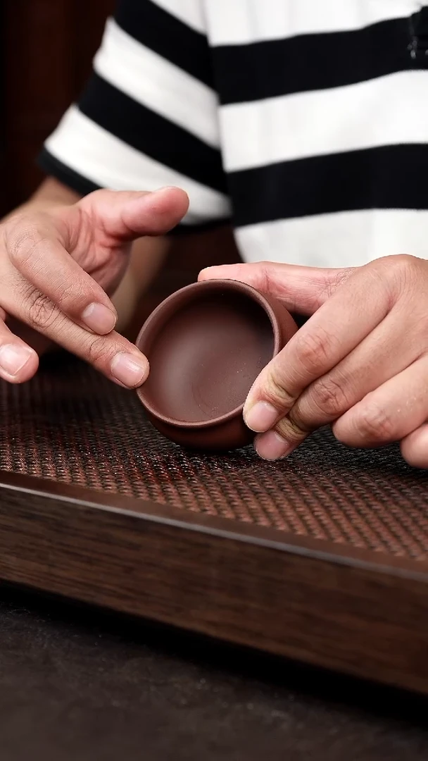 茶壶紫砂底槽清普洱杯