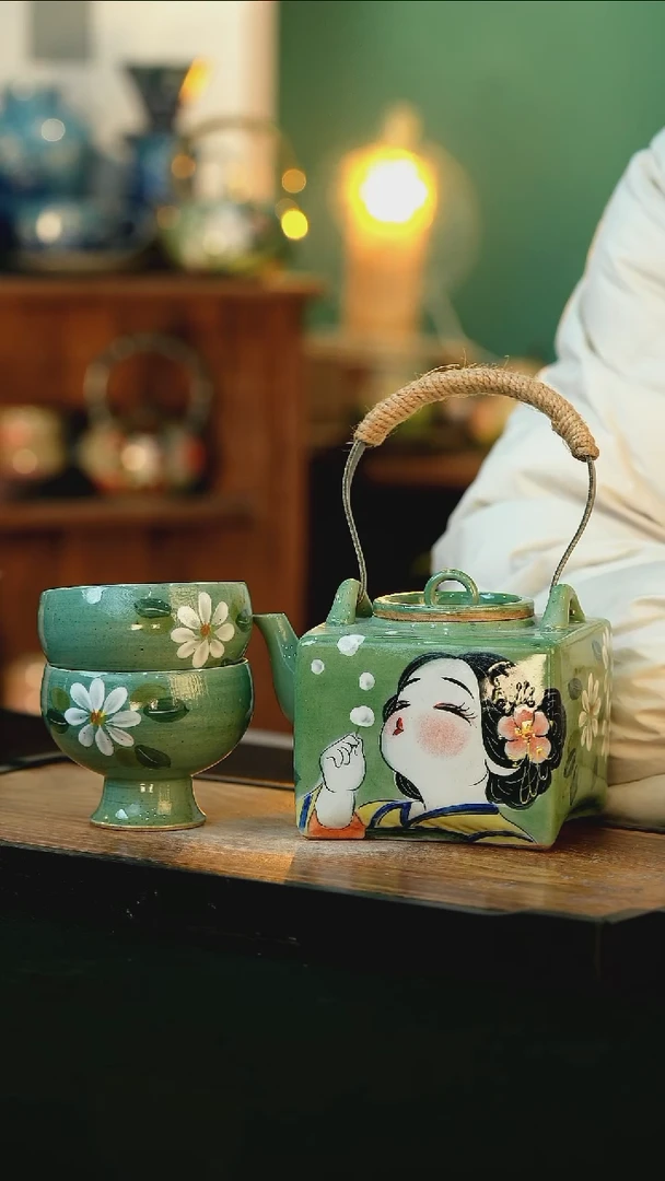 【闪购商品】杯手绘心瓷陶瓷浮力