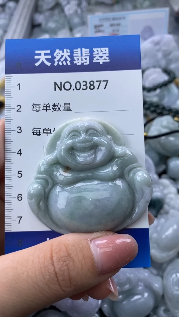 翡翠未镶嵌颈饰缅甸A货翡翠03877