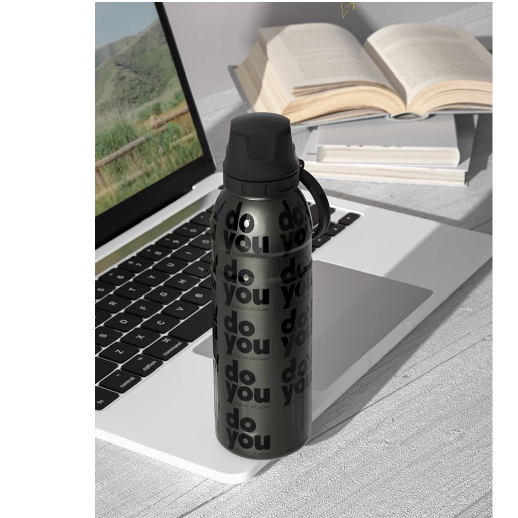 轻奢运动水杯 可拆卸吸管+保温保冷 316不锈钢材质