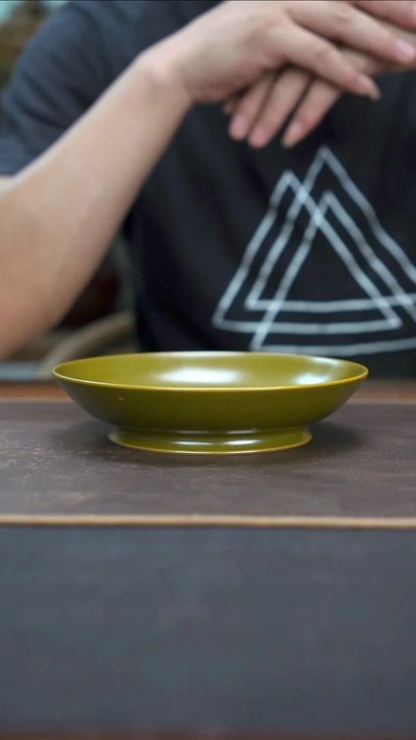 杯茶叶末釉洒金壶承