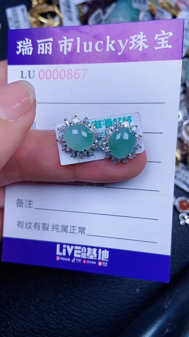 颈饰银S925镶嵌翡翠0867