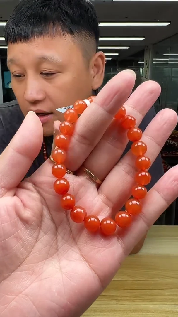 未镶嵌珠串南红玛瑙云南保山洞子料南红手串8mm+