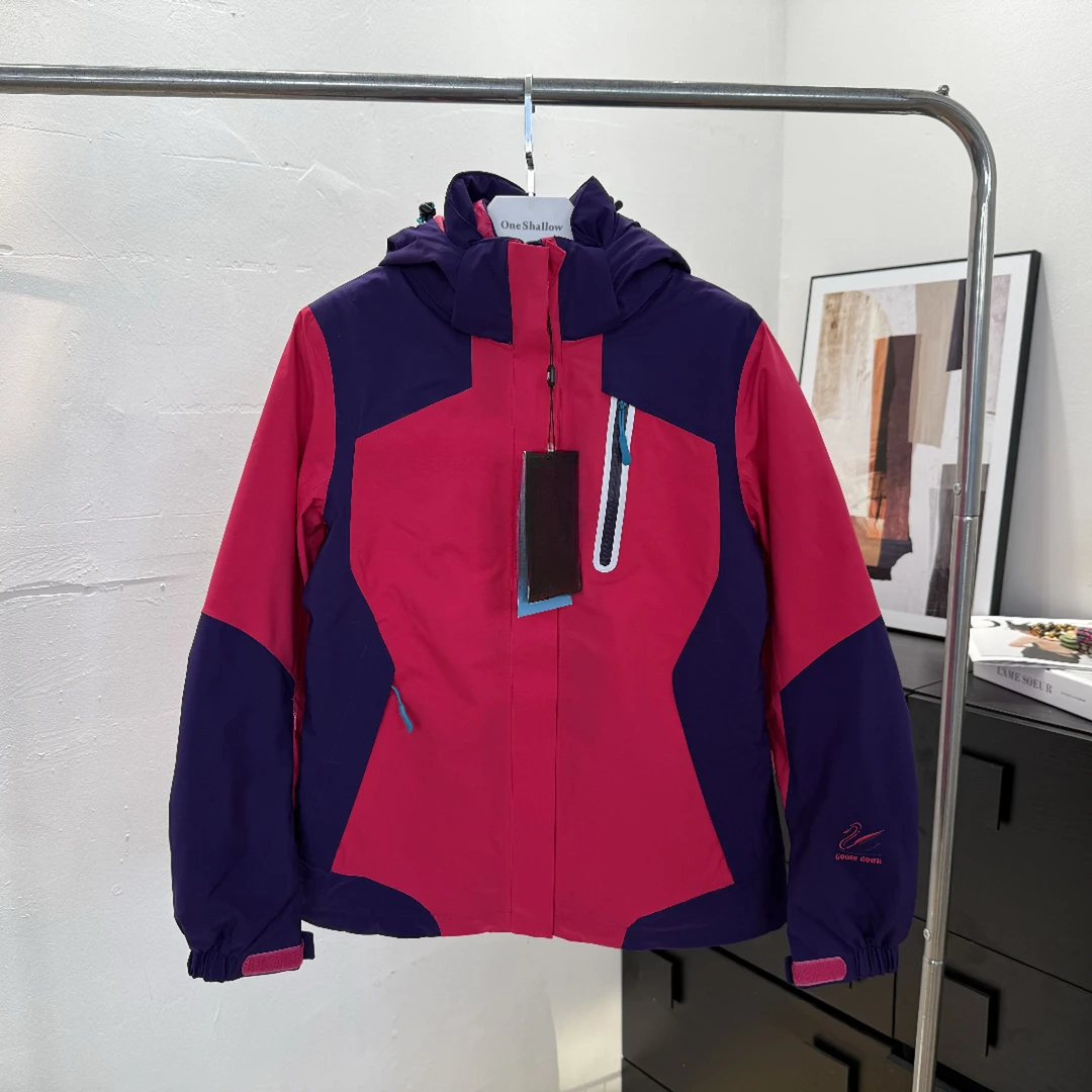 秋冬连帽三合一可拆卸鹅绒服冲锋衣4779（CF60212356）