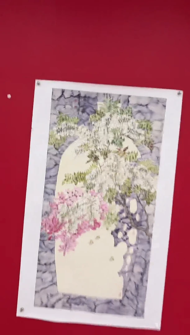 国画经典国画宣纸手绘平尺