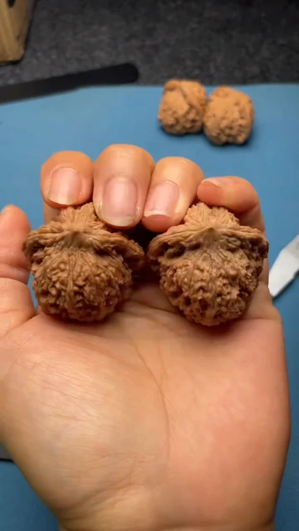 桃核把件w146  满天星 37尺