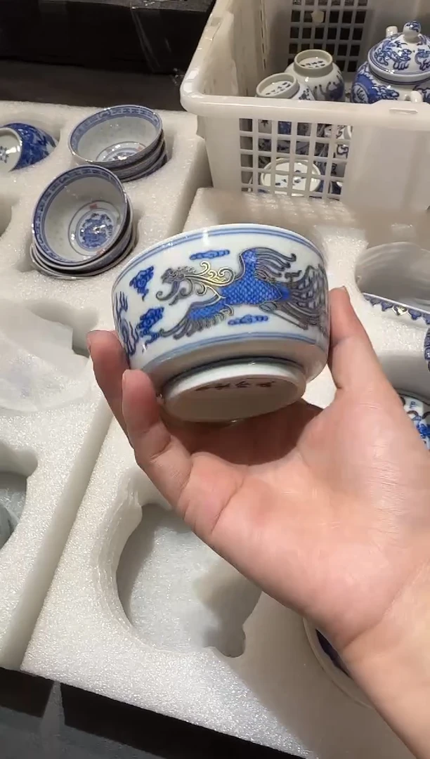 瓷片景德镇瓷器茶器茶杯