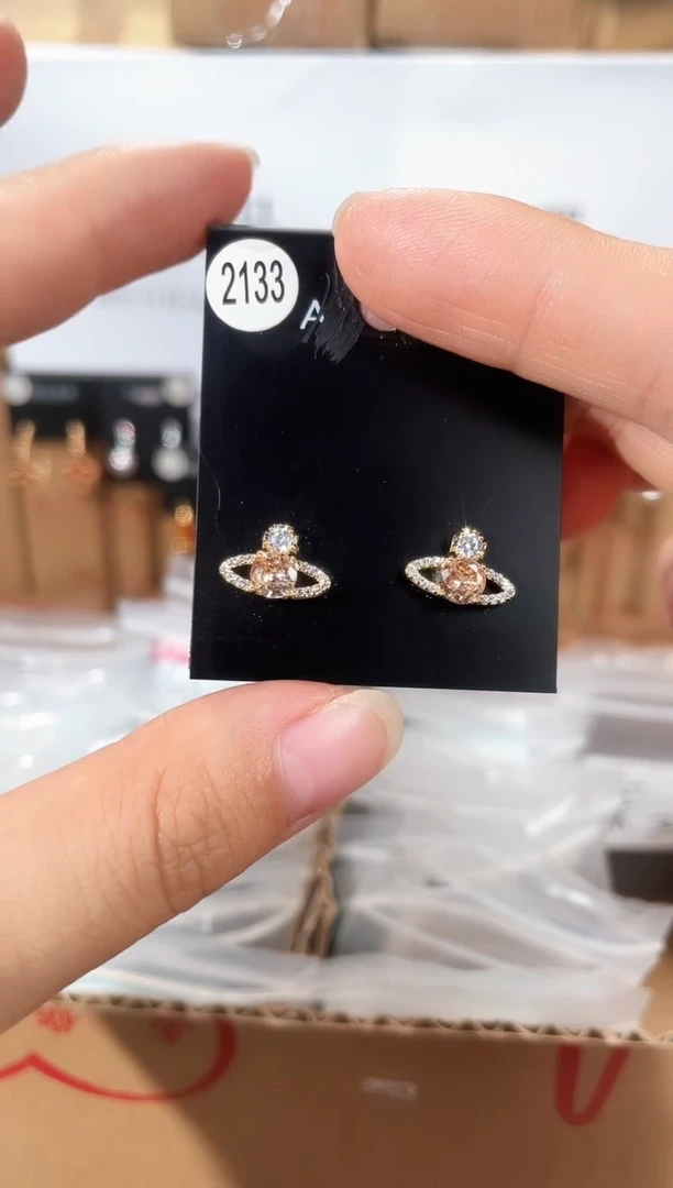 合金925银锆石豆2133
